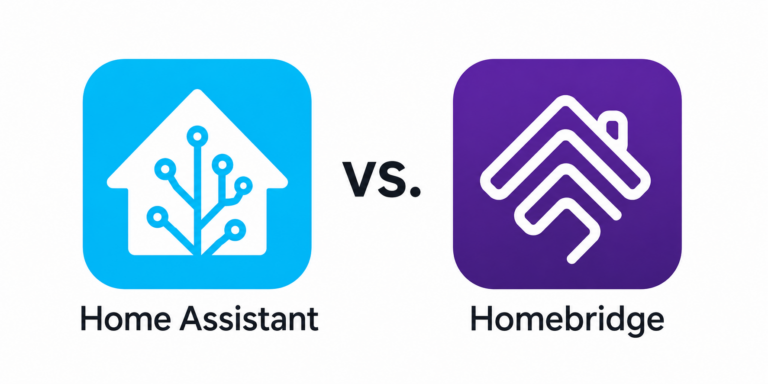 Zwei Smart-Home-Lösungen stehen im direkten Vergleich: Home Assistant und Homebridge, beide für Raspberry Pi und lokale Automationen gedacht.